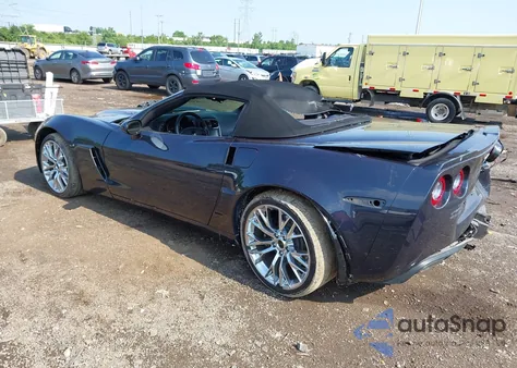 2013 Chevrolet Corvette 427 из США, поврежденный, VIN 1G1YZ3DEXD5701159